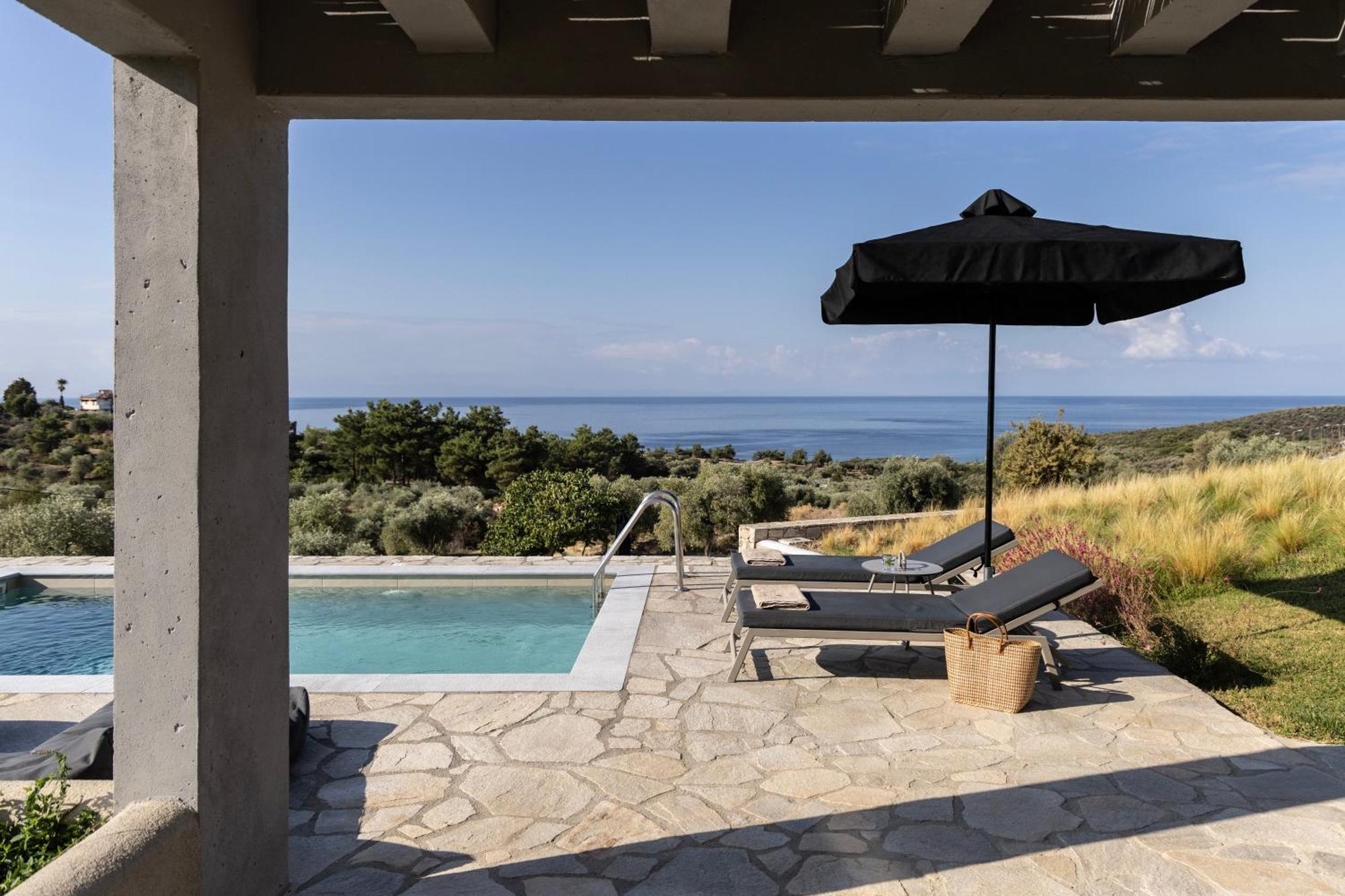 Fari Stone Villas Skála Marión エクステリア 写真