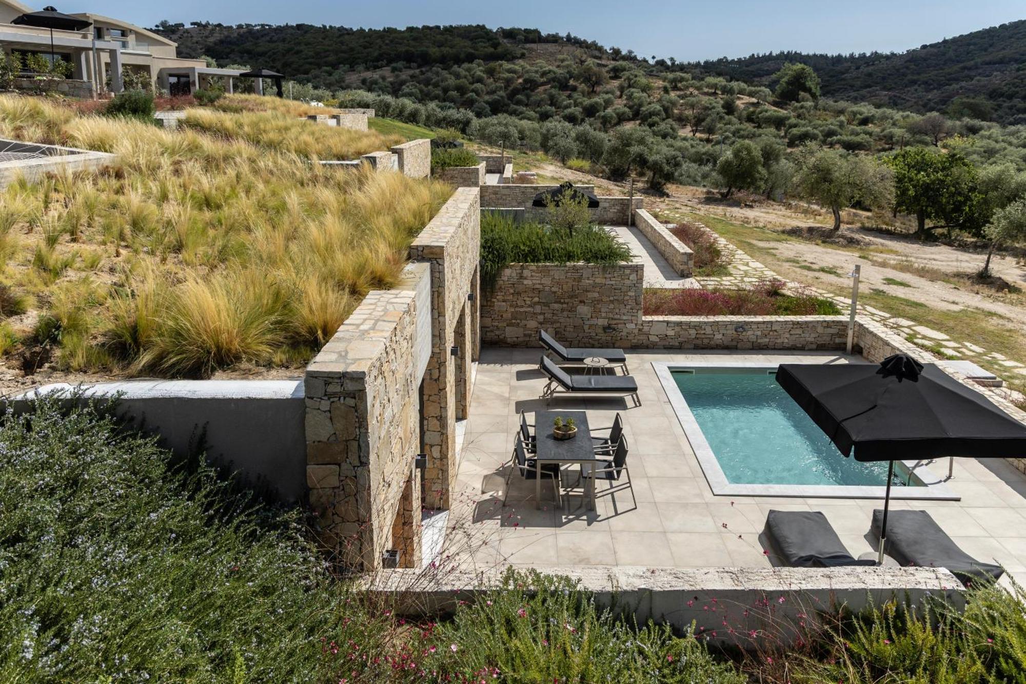 Fari Stone Villas Skála Marión エクステリア 写真