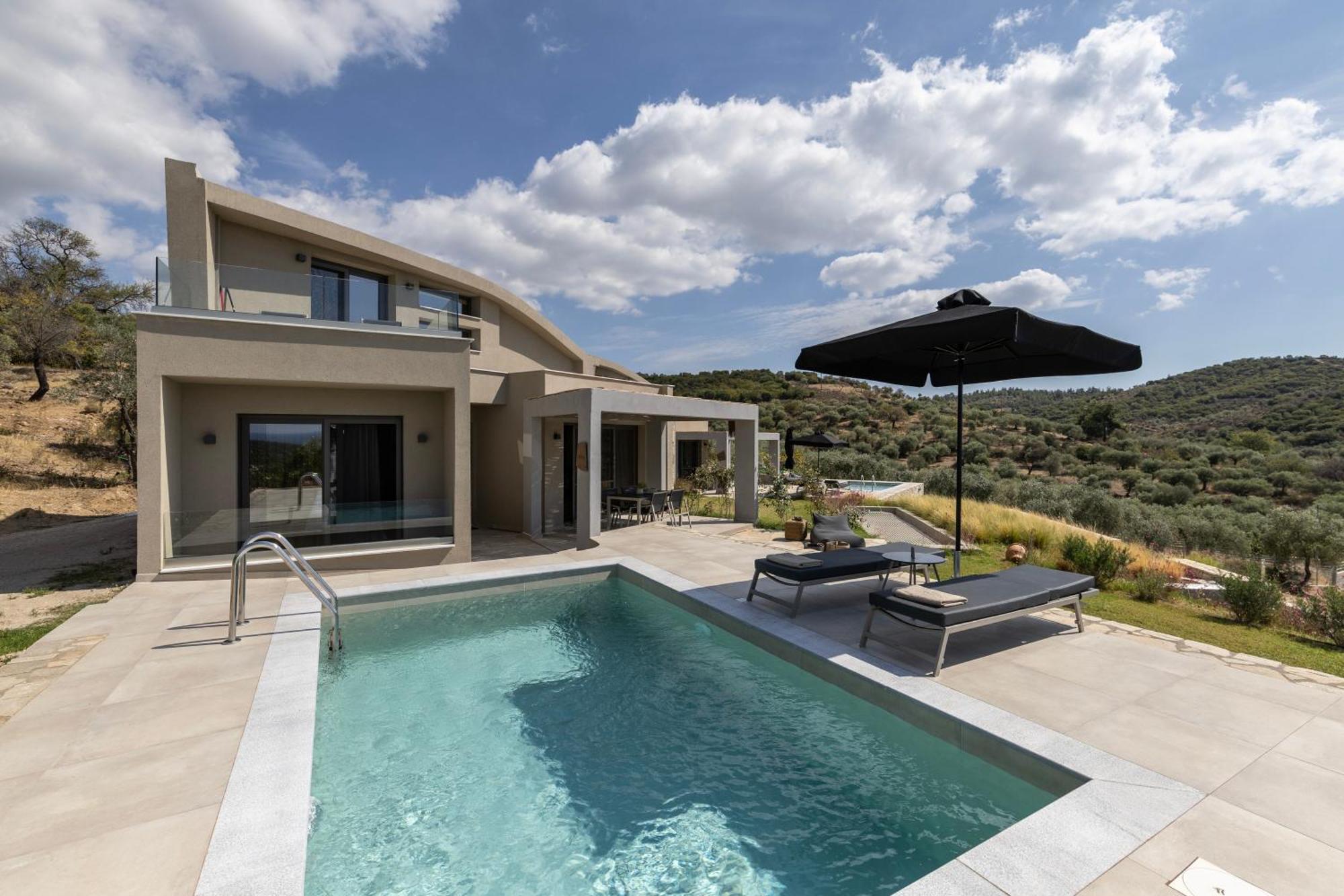 Fari Stone Villas Skála Marión エクステリア 写真