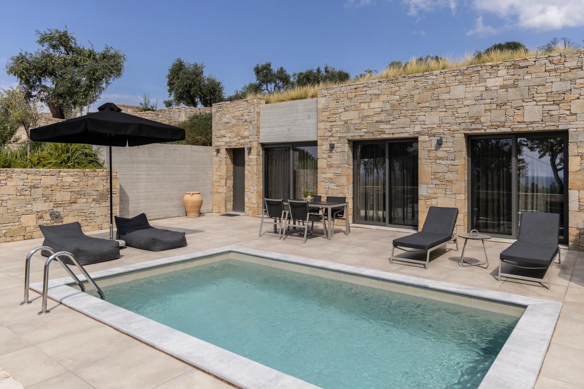Fari Stone Villas Skála Marión エクステリア 写真