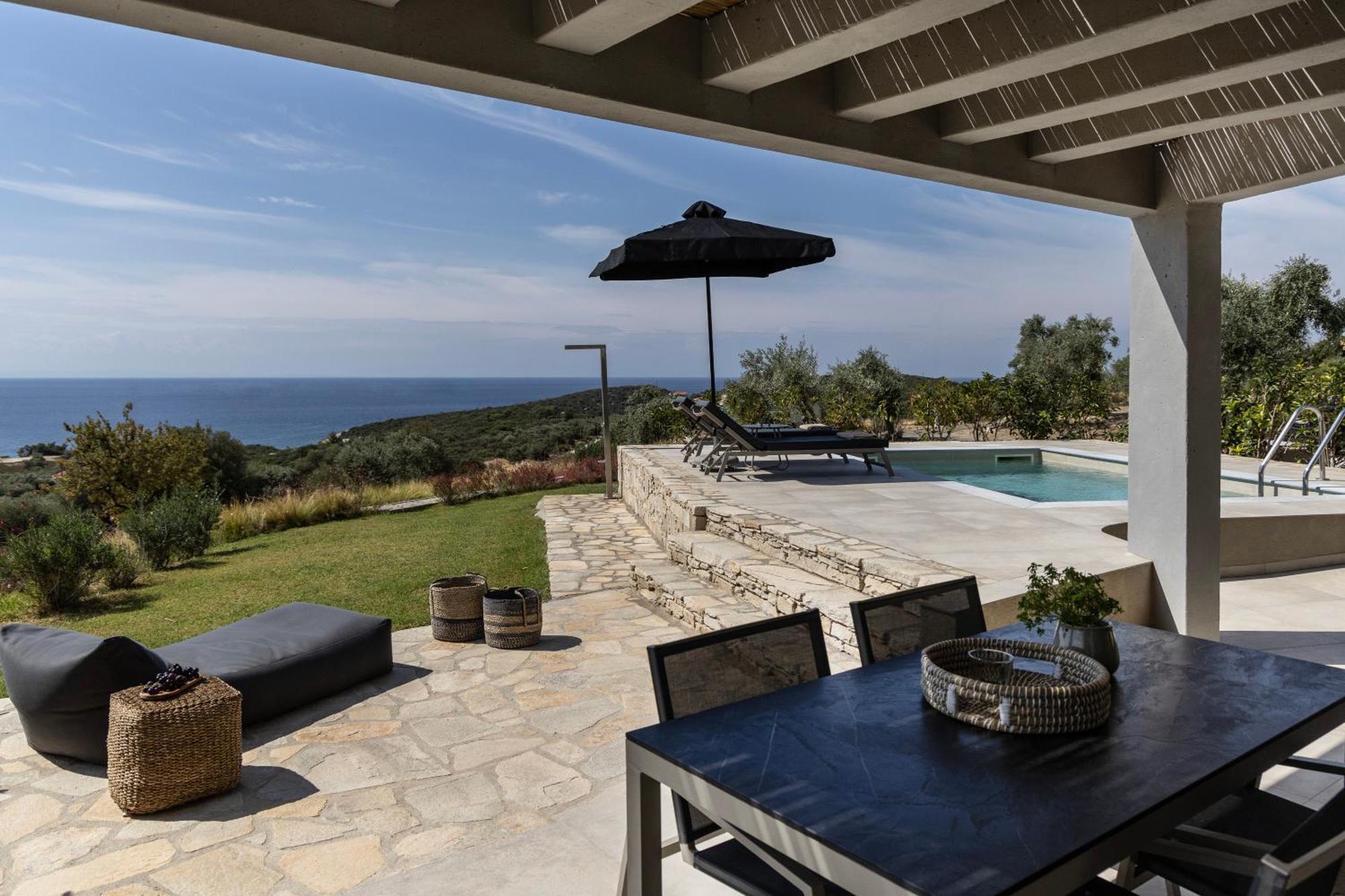 Fari Stone Villas Skála Marión エクステリア 写真
