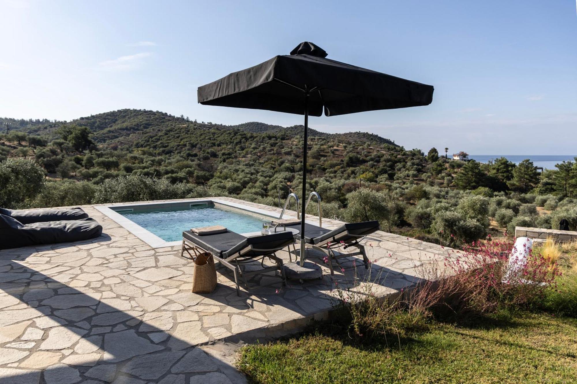Fari Stone Villas Skála Marión エクステリア 写真