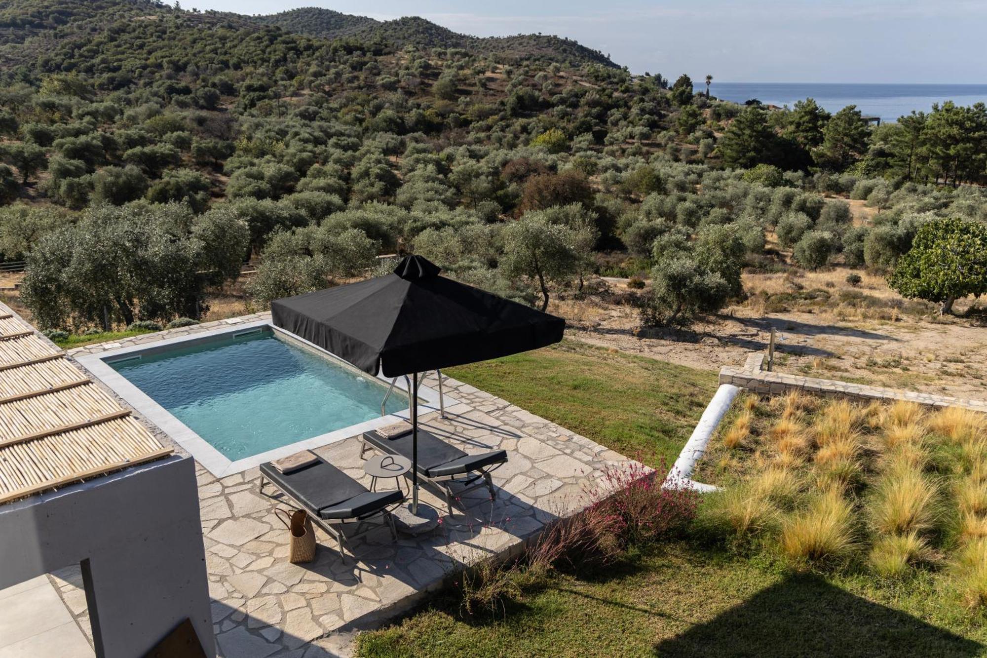 Fari Stone Villas Skála Marión エクステリア 写真