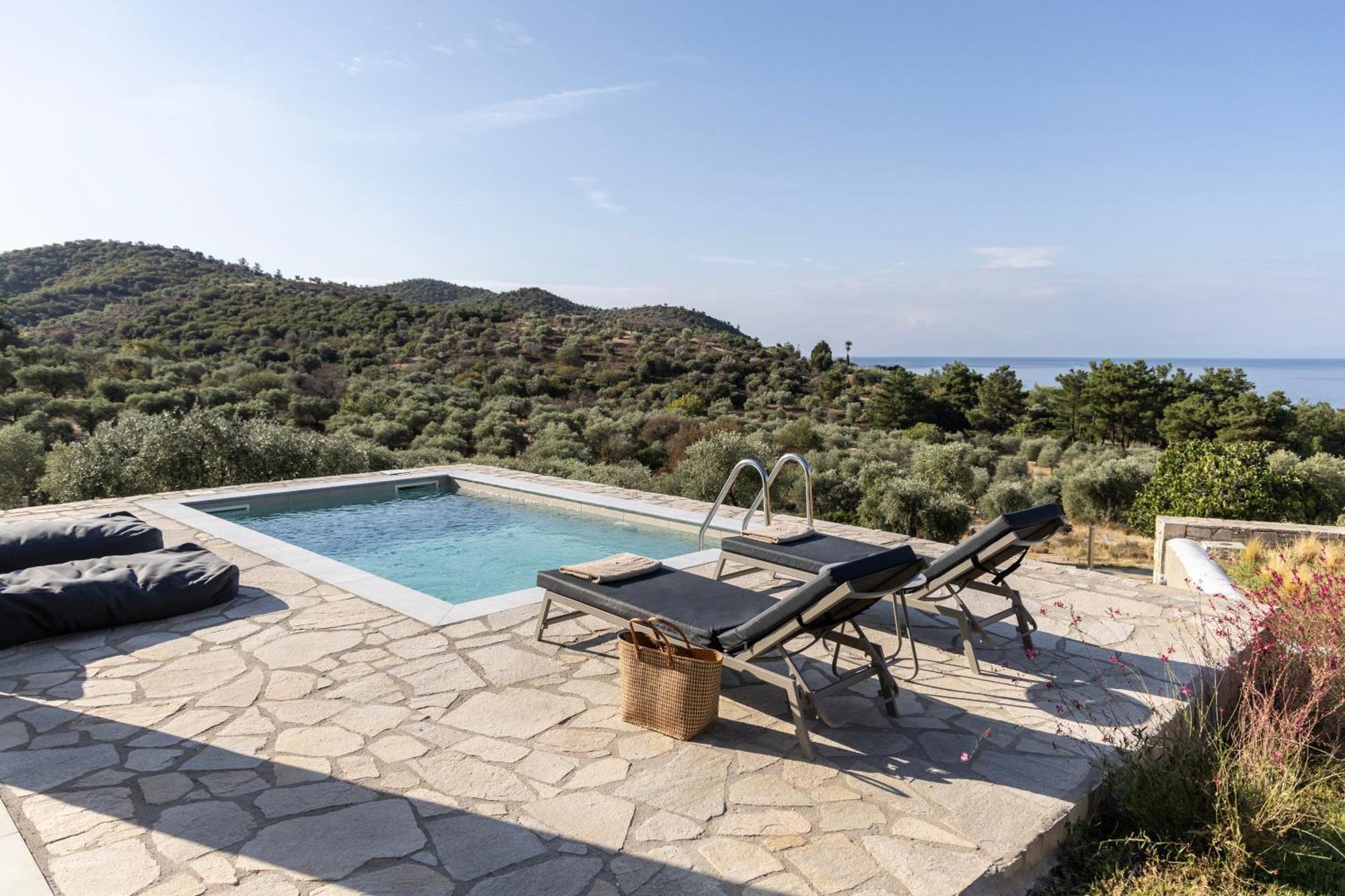 Fari Stone Villas Skála Marión エクステリア 写真