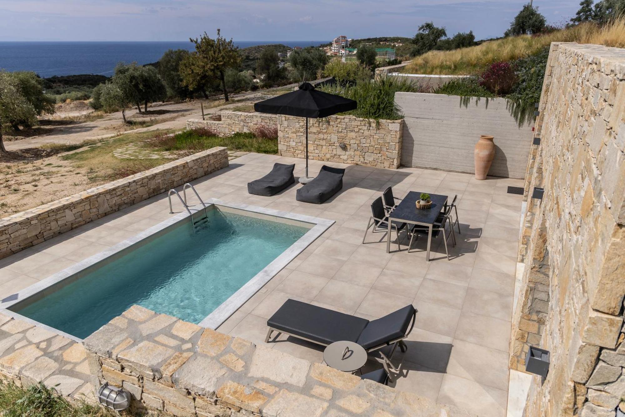 Fari Stone Villas Skála Marión エクステリア 写真