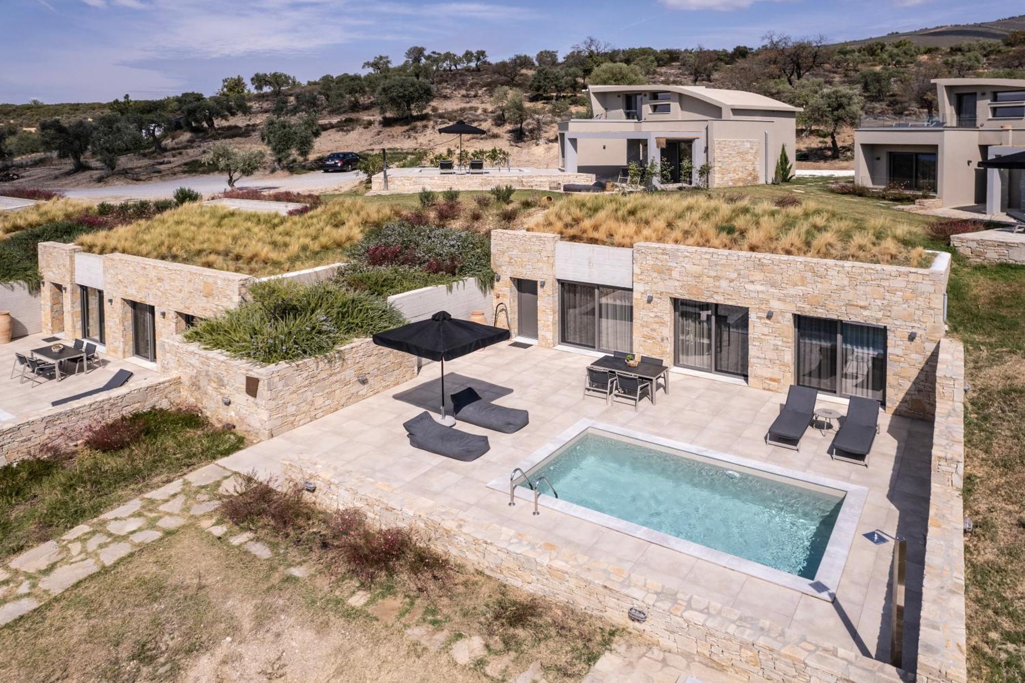 Fari Stone Villas Skála Marión エクステリア 写真