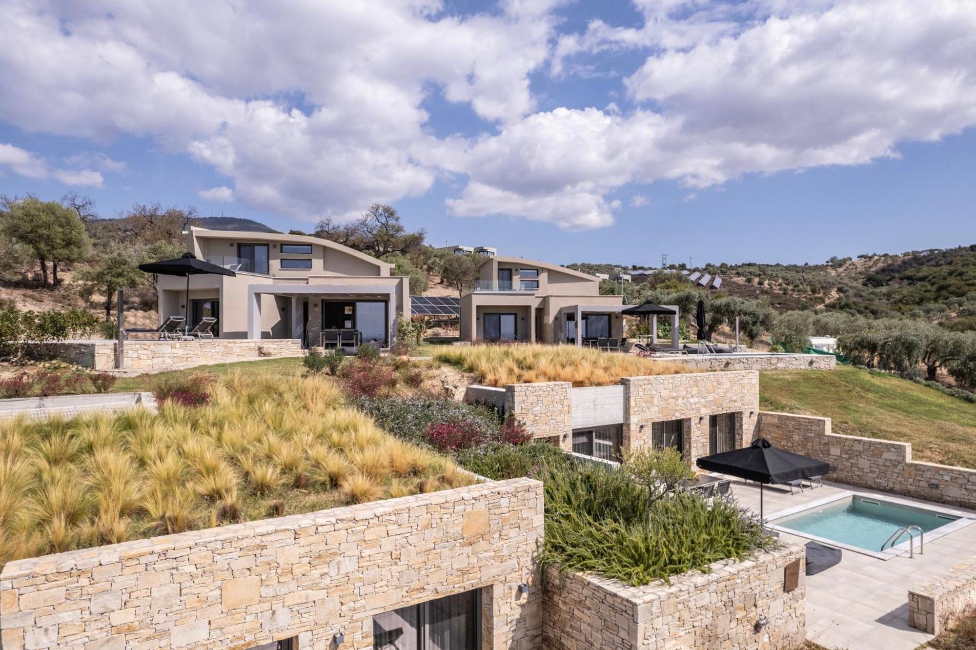 Fari Stone Villas Skála Marión エクステリア 写真